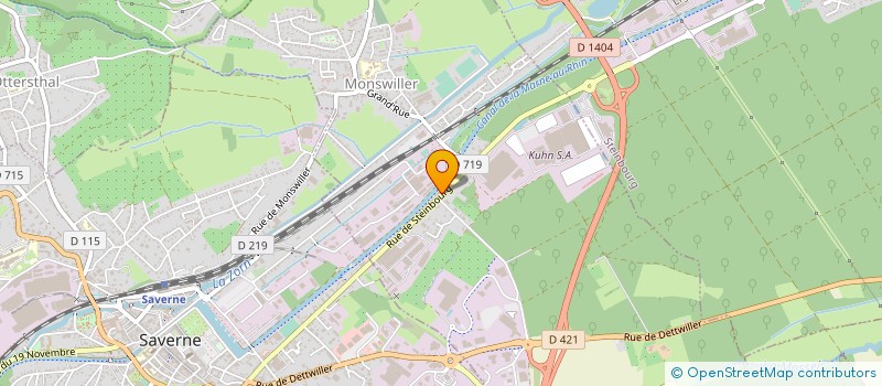 localisation de l'entreprise GROUPEMENT TECHNIQUE CENTRALISE  MONSWILLER