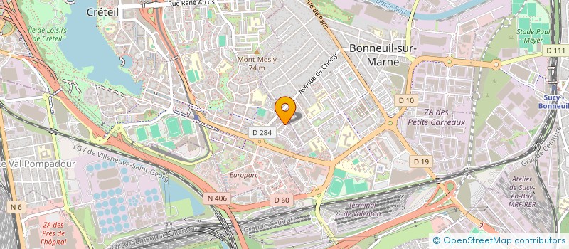 localisation de l'entreprise GROUPEMENT TECHNIQUE INDUSTRIEL à CRETEIL