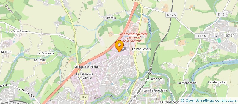 localisation de l'entreprise GROUPEMENT TECHNIQUE VETERINAIRE DE BRETAGNE à DINAN