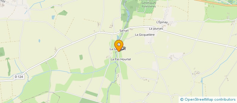 localisation de l'entreprise GROUPEMENT TECHNIQUE VETERINAIRE (GTV) DES PAYS DE LA LOIRE à GUEMENE-PENFAO