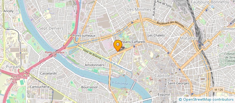 localisation de l'entreprise GROUPEMENT TERRITORIAL D'IMAGERIE- TOULOUSE/ NORD-HAUTE-GARONNE à TOULOUSE
