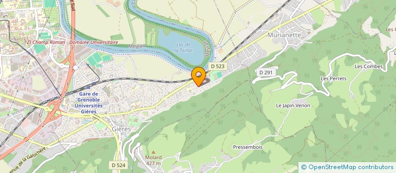 localisation de l'entreprise GROUPEMENT TK EMPLOYEURS à GIERES