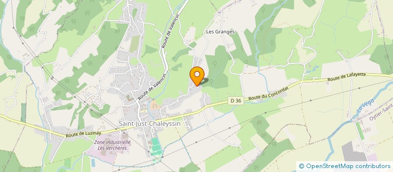 localisation de l'entreprise GROUPEMENT VALCROIX à SAINT-JUST-CHALEYSSIN