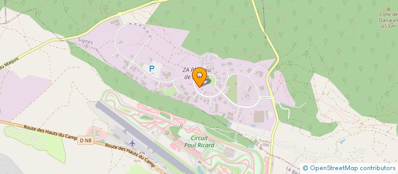 localisation de l'entreprise GROUPEMENT VAROIS DE L'ASSAINISSEMENT à SIGNES