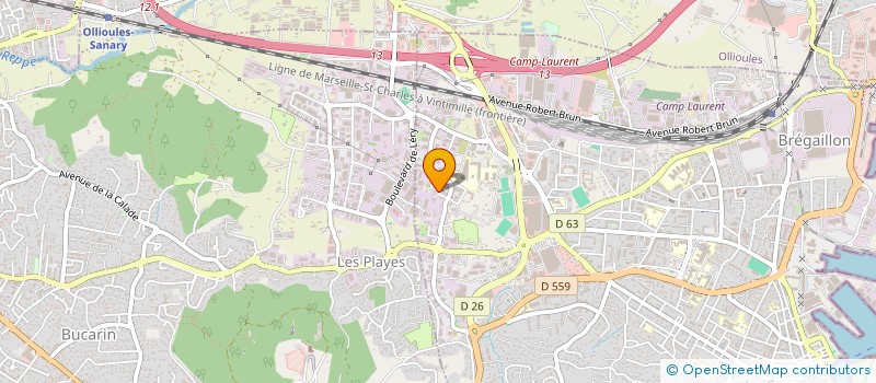 localisation de l'entreprise GROUPEMENT VAROIS GARDIENNAGE SECURITE à LA SEYNE-SUR-MER