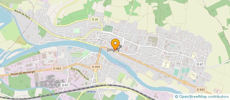 localisation de l'entreprise GROUPEMENT VITICOLE COTE SAINT JACQUES  JOIGNY