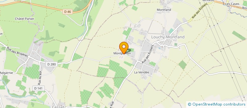 localisation de l'entreprise GROUPEMENTS D'EMPLOYEURS DE LA BROSSE  LOUCHY-MONTFAND