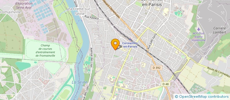 localisation de l'entreprise GROUPEMENTS DES RADIOPROTECTIONNISTES INDEPENDANTS  CORMEILLES-EN-PARISIS