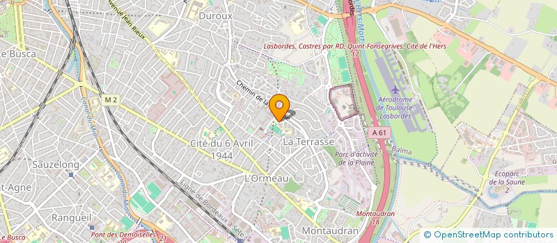 localisation de l'entreprise GROUPEMENTS LOISIRS ECOLE LA TERRASSE à TOULOUSE
