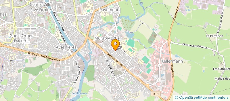 localisation de l'entreprise GROUPEMT FORESTIER DU BOIS DE KER BRUNE à LAVAL