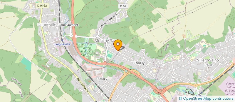 localisation de l'entreprise GROUPEPRO 60  MONCHY-SAINT-ELOI