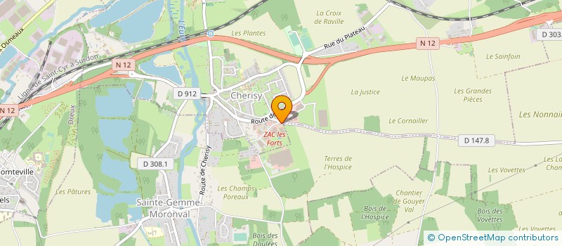 localisation de l'entreprise GROUPERYX à CHERISY