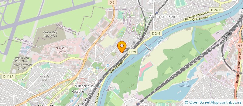 localisation de l'entreprise GROUPES COSEABI NLM à ATHIS-MONS