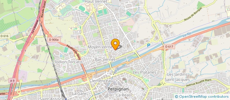 localisation de l'entreprise GROUPES CYNOTECHNIQUES DE RECHERCHE ET DE SAUVETAGE ET D'ASSISTANCE MEDICALE à PERPIGNAN
