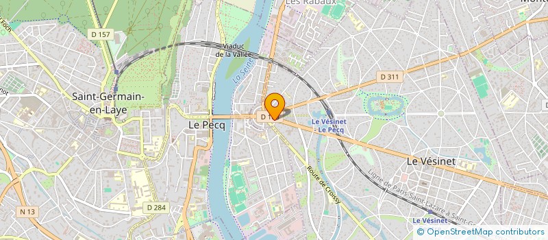 localisation de l'entreprise GROUPES ESPERANCE  LE VESINET