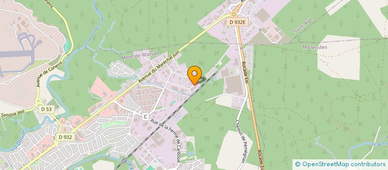 localisation de l'entreprise GROUPES FLORES VEHICULES INDUSTRIELS  MONT-DE-MARSAN