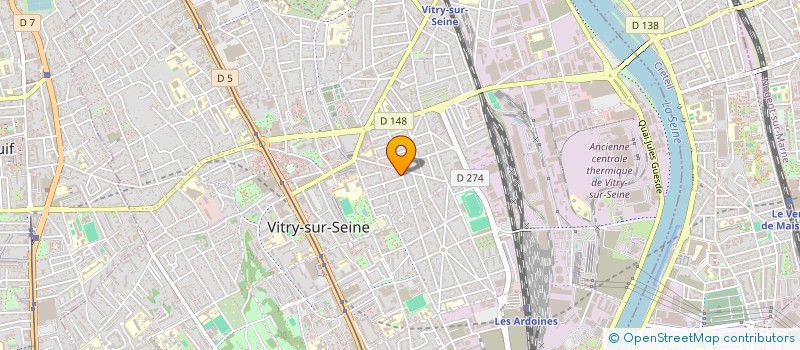 localisation de l'entreprise GROUPES FROIDS CONSULTING à VITRY-SUR-SEINE