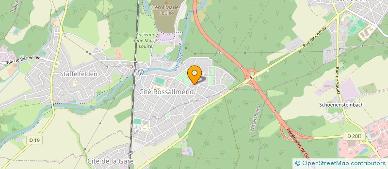 localisation de l'entreprise GROUPEX  STAFFELFELDEN