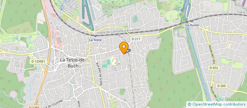 localisation de l'entreprise GROUPINGCAR à LA TESTE-DE-BUCH