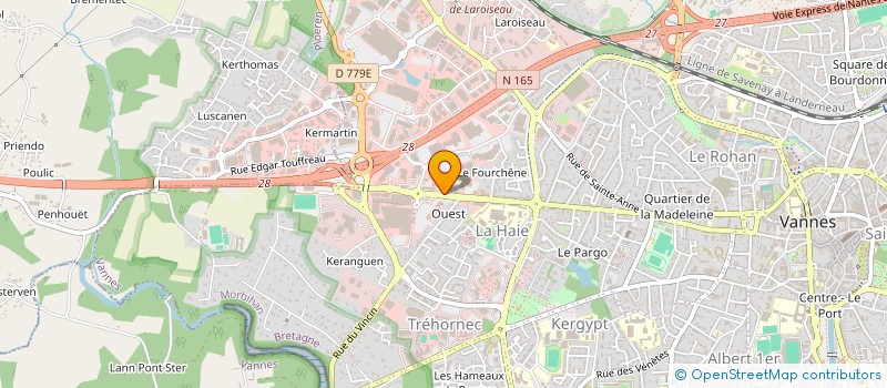 localisation de l'entreprise GROUPLIVE à VANNES