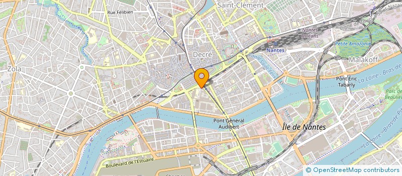localisation de l'entreprise GROUPMT RECHER ANESTHESIE CLIN EXPERIMEN à NANTES
