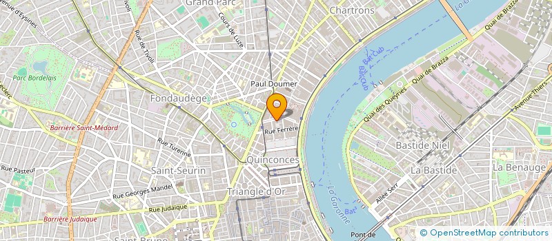 localisation de l'entreprise GROUPOTEL GESTION à BORDEAUX