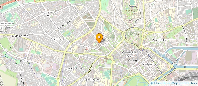 localisation de l'entreprise GROUPT CAENNAIS POUR LA COELIO-CHIRURGIE à CAEN