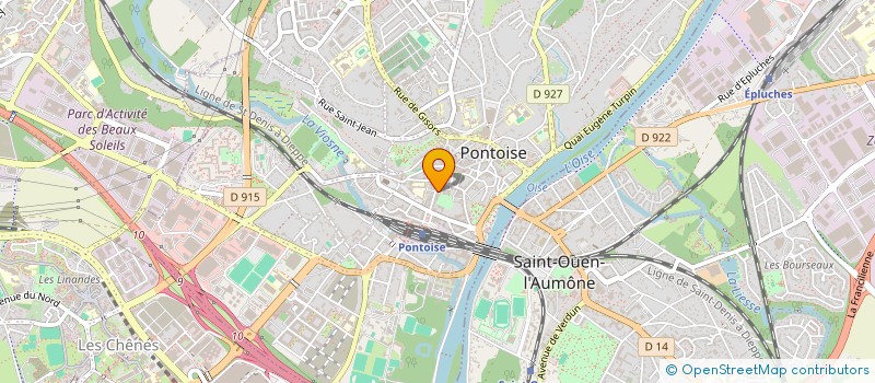 localisation de l'entreprise GROUPT COMMERCANTS DE PONTOISE à PONTOISE