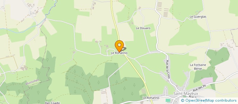 localisation de l'entreprise GROUPT D'EMPL DE KER ROHANO à CORLAY