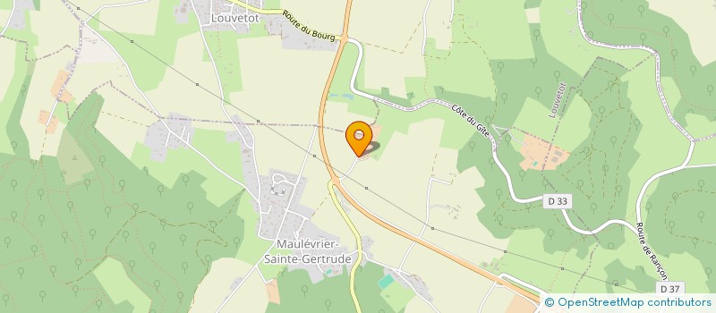 localisation de l'entreprise GROUPT D'EMPL DU CHEVAL BLANQUET  MAULEVRIER-SAINTE-GERTRUDE