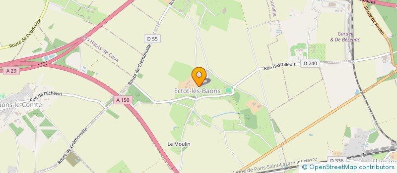 localisation de l'entreprise GROUPT D EMPLOYEURS DE L ERABLE à ECTOT-LES-BAONS