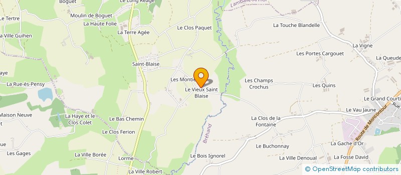 localisation de l'entreprise GROUPT D'EMPLOYEURS DE LA BAIE  QUESSOY