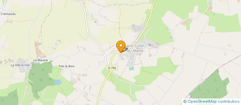 localisation de l'entreprise GROUPT D'EMPLOYEURS DE LA GRANDE CLOTURE à LE MENE