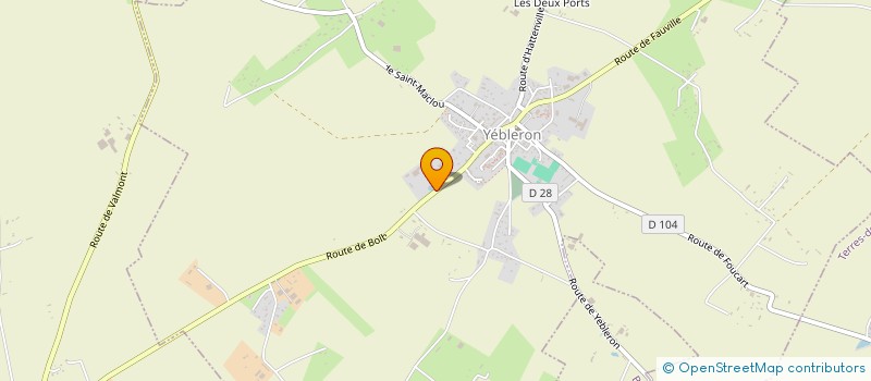 localisation de l'entreprise GROUPT D'EMPLOYEURS DE LA GRDE MARE à YEBLERON