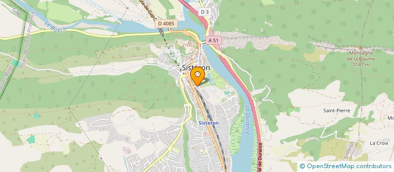 localisation de l'entreprise GROUPT DE MOYENS BOURLIER JP-DEMARCQ JF  SISTERON