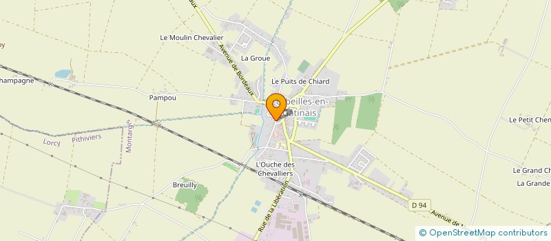 localisation de l'entreprise GROUPT DEVELOP AGR GATINAIS OUEST à CORBEILLES