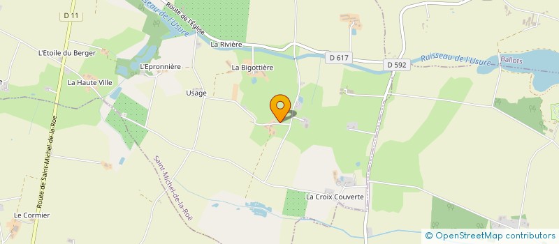 localisation de l'entreprise GROUPT EMPL LA ROCHELINIERE  LA ROE