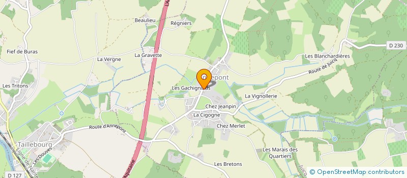 localisation de l'entreprise GROUPT EMPLOY ETRAIDE TAILLEBOURGEOISE  ANNEPONT