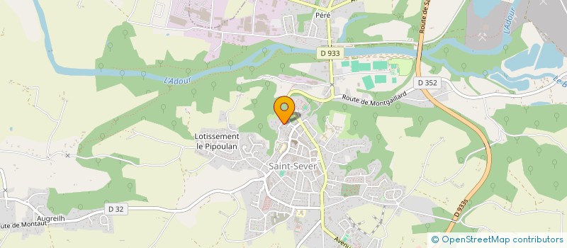 localisation de l'entreprise GROUPT EMPLOYEUR TRAVAIL FAMIL ADMR N E à SAINT-SEVER