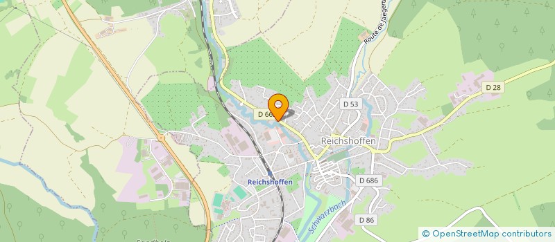 localisation de l'entreprise GROUPT ENTREPRENEURS DU CANTON à REICHSHOFFEN