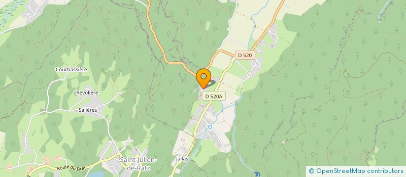 localisation de l'entreprise GROUPT FONCIER RURAL DU CROSSEY  SAINT-JOSEPH-DE-RIVIERE