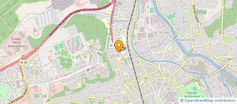 localisation de l'entreprise GROUPT FOREST. DES PRES JACQUOT ET GADEL  MAXEVILLE