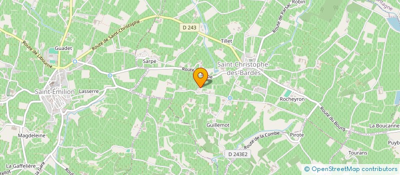 localisation de l'entreprise GROUPT FORESTIER DE DEVI  SAINT-CHRISTOPHE-DES-BARDES