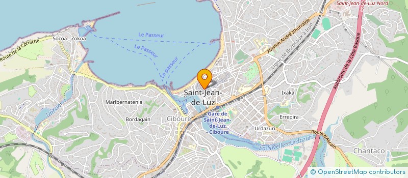 localisation de l'entreprise GROUPT INDEPENDANT INFORMATIQUE DENTAIRE à SAINT-JEAN-DE-LUZ