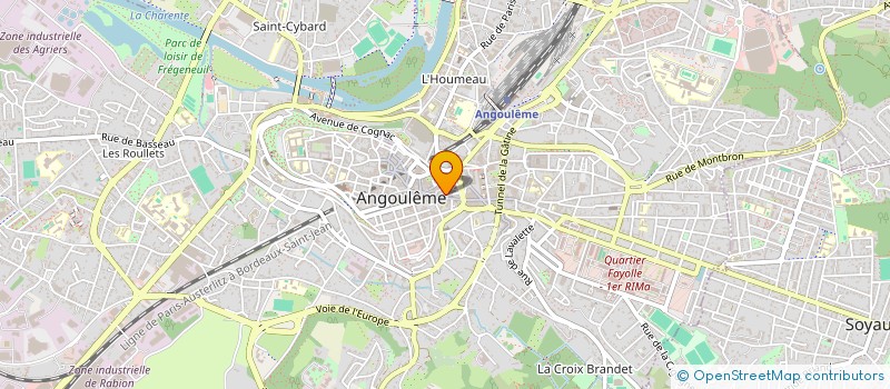 localisation de l'entreprise GROUPT SPELEOLOGIQUE CHARENTE à ANGOULEME
