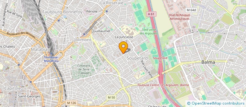 localisation de l'entreprise GROUPUSCULE DE RECHERCHES ARTISTIQUES à TOULOUSE
