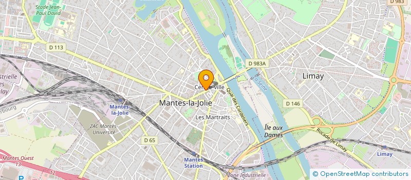 localisation de l'entreprise GROUSSIER CLAUDE M ET CLAUDE  MANTES-LA-JOLIE