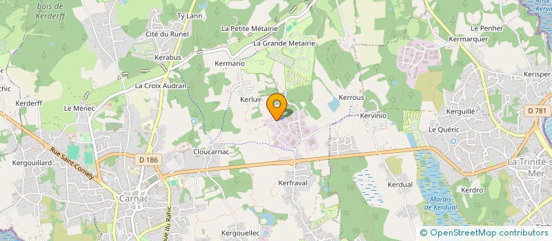 localisation de l'entreprise GROUVILLE  CARNAC