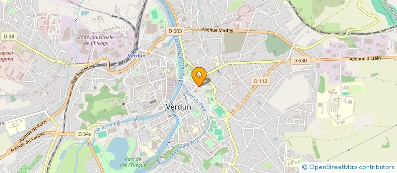 localisation de l'entreprise GROUYERE à VERDUN