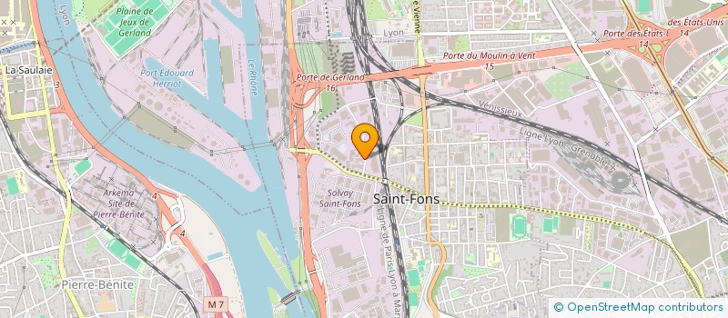 localisation de l'entreprise GROV  SAINT-FONS